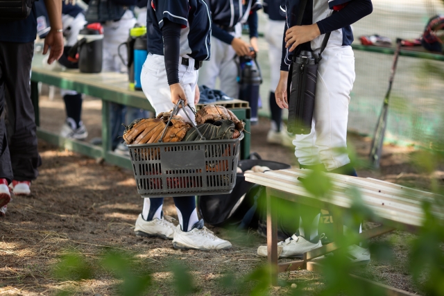 Sports team uniform cleaning